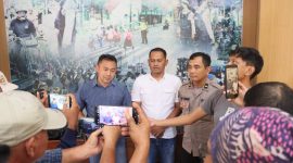 Polres Madiun Kota gelar press release terkait insiden jatuhnya bocah di RS Hermina Madiun.