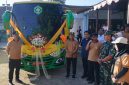 Bupati Madiun Hari Wuryanto meluncurkan Mobil Rontgen Keliling dalam rangkaian Bhakti Harmoni Bersahaja (Bahana Bersahaja) di Desa Dempelan, Kecamatan Madiun, Rabu (22/7/2026)