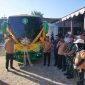 Bupati Madiun Hari Wuryanto meluncurkan Mobil Rontgen Keliling dalam rangkaian Bhakti Harmoni Bersahaja (Bahana Bersahaja) di Desa Dempelan, Kecamatan Madiun, Rabu (22/7/2026)