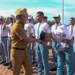 Sekda Kabupaten Madiun Sigit Budiarto memberikan selamat dan menyemangati 76 pelajar pilihan Kabupaten Madiun yang akan menjalani penggemblengan