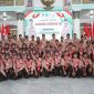 Bupati Hari Wuryanto didampingi Wakil Bupati dr. Purnomo Hadi melepas Kontingen Pramuka Kabupaten Madiun menuju Jamnas XII 2026 Cibubur di Pendopo Muda Graha, Selasa (11/8/2026) sore. Foto : istimewa
