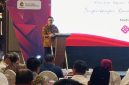 Plt Wali Kota Madiun, F. Bagus Panuntun memberikan sambutan dalam Sarasehan Pawitan Dirogo, Jumat (21/8/2026) 