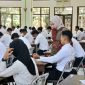 Suasana pelaksanaan tes psikologi rekrutmen eksternal 2026 untuk pelamar tingkat SLTA, D3, dan D4/S1 di Grha Wana Java Perhutani, Madiun, Selasa (20/10/2026).